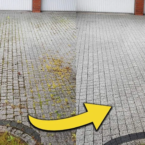 Skuteczne metody, czym wyczyścić kostkę brukową z tynku