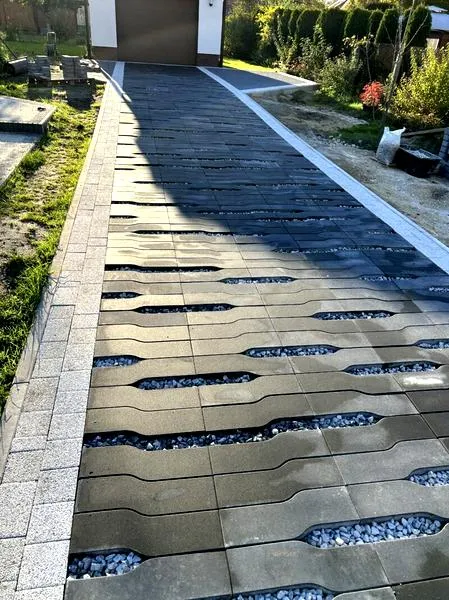 Chwasty na kostce brukowej