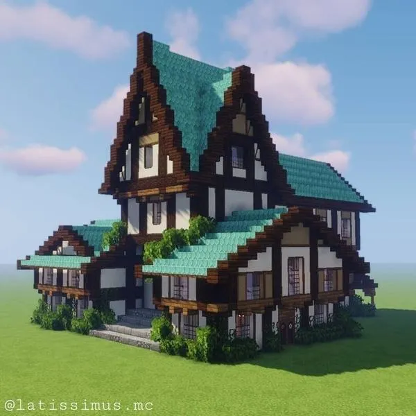 Ciekawy dach w Minecraft