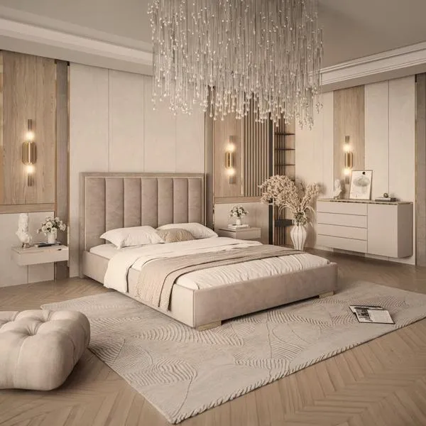 Malowanie sypialni z białymi meblami