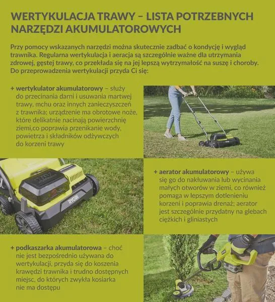 Narzędzia do aeracji