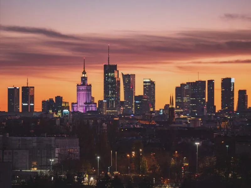 Panorama z Warszawy