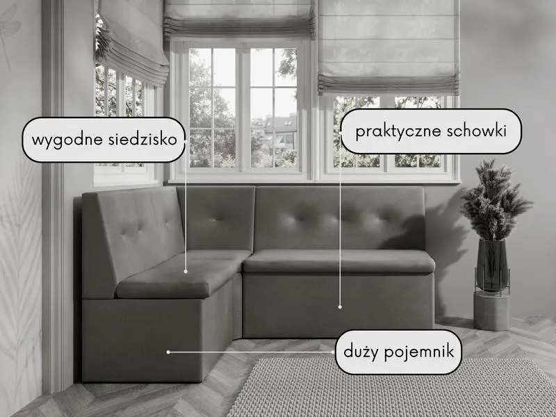 Praktyczne siedzisko pod oknem