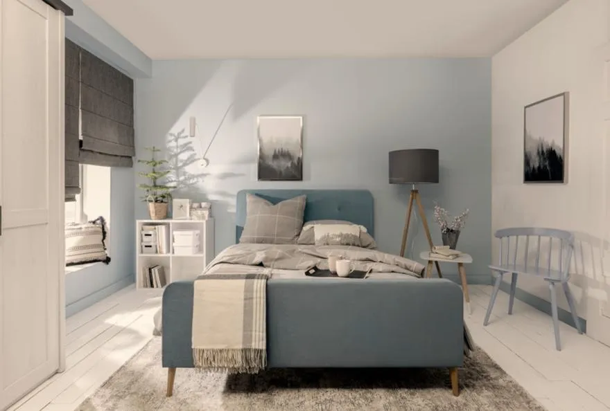 Wyraziste akcenty w sypialni